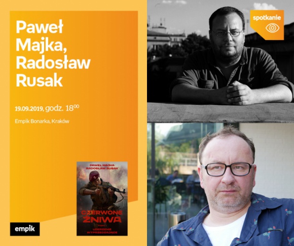 Paweł Majka, Radosław Rusnak w Empiku Bonare Książka, LIFESTYLE - Paweł Majka, Radosław Rusnak promują książkę „Czerwone żniwa”