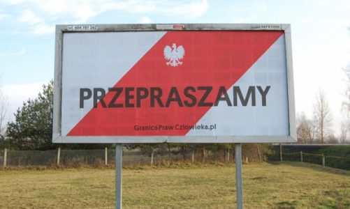 Organizacje społeczne przepraszają uchodźców za łamanie praw człowieka